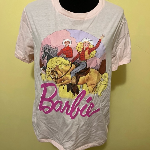 Barbie Tops - Barbie Kids Western Adventure T-Shirt - Pink
